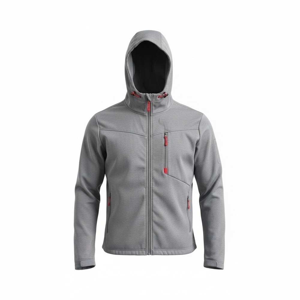 Colorado Outdoor Apparel Men's Hooded‎ Jacket Medium Fleece Lined Gray Outdoor